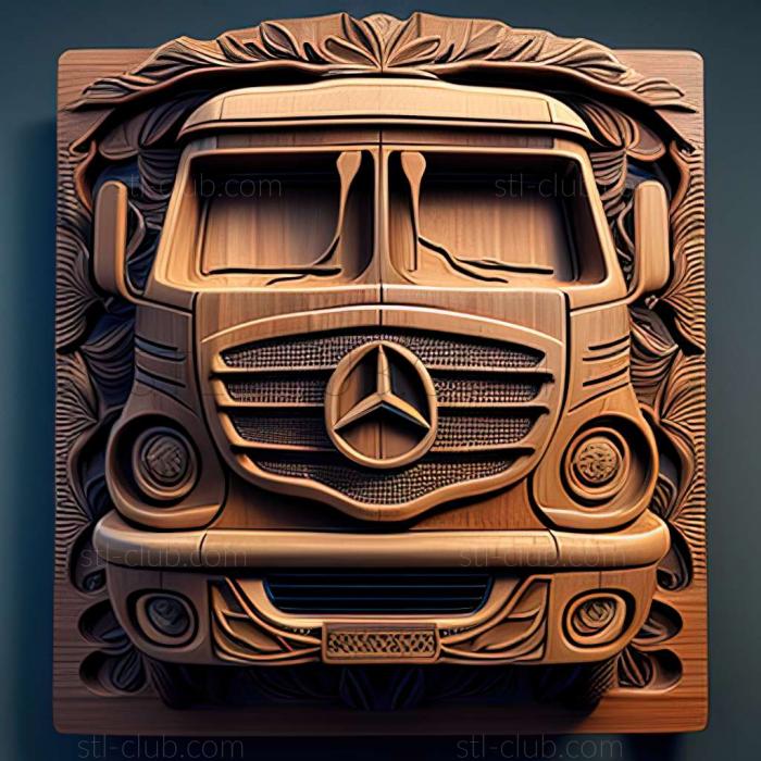 3D мадэль Mercedes Benz Sprinter (STL)